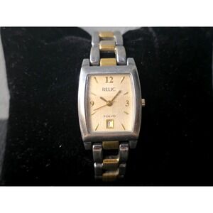 Relic Folio ZR33481 30M Water Resistant Quartz Analog Ladies‎ Watch Sz. 7"